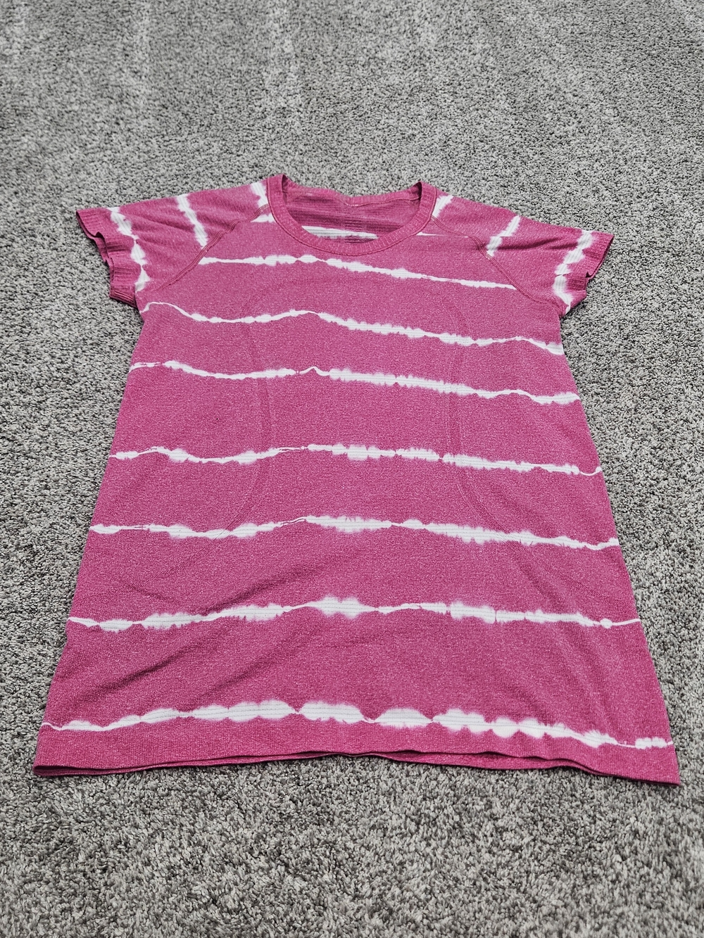 lululemon athletica Pink Tie-Dye Short Sleeve Tunic